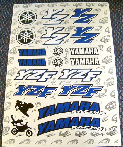 101 Yamaha Decal Kit