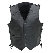 Load image into Gallery viewer, NEO Leather Vest Laced (Buttons)