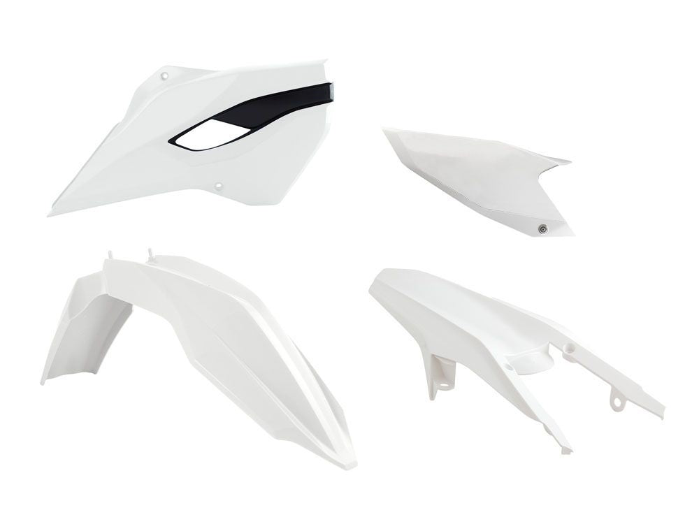 Rtech Plastic Kit - Husaberg 125-501 TE FE 13-14 - White