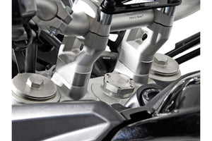 SW Motech Handlebar Riser - Triumph Tiger - Silver