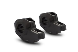 SW Motech Offset 22mm Handlebar Riser - H=30mm Back 21mm - Black