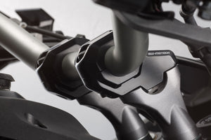 SW Motech Offset 22mm Handlebar Riser - H=30mm Back 21mm - Black
