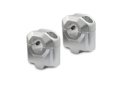 SW Motech 30mm Handlebar Risers - Silver