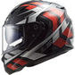 LS2 : Small : Stream Evo Helmet : Loop Black Red