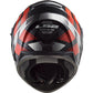 LS2 : X-Small : Stream Evo Helmet : Loop Black Red