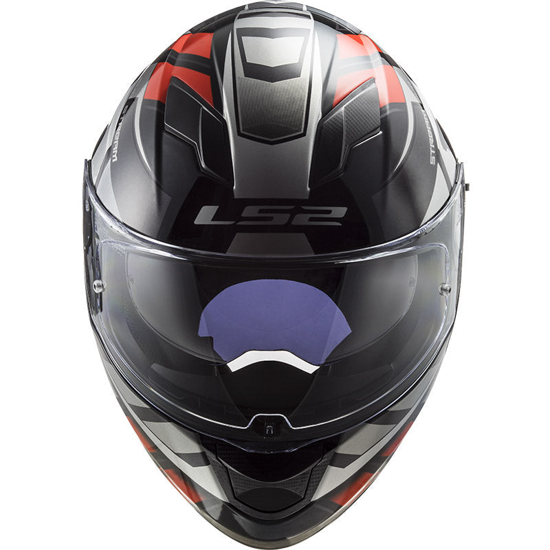 LS2 : X-Small : Stream Evo Helmet : Loop Black Red