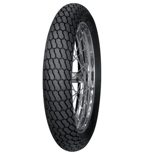 Mitas 130/80-19 H-18 Flat Track Front/Rear Tyre - Tube Type - Green