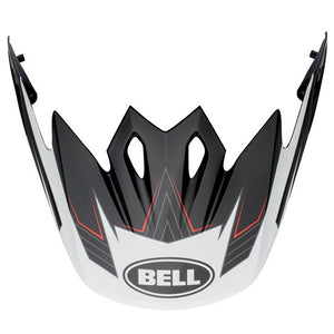 Bell MX-9 MIPS Peak - Blockade Black/White