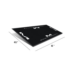 Matrix M40 Carpeted Mat Black/White