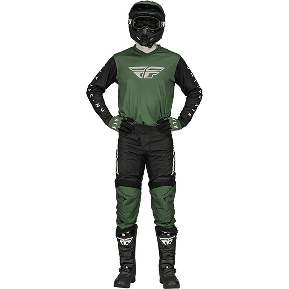Fly : Adult Small : F16 MX Jersey : Olive/Black : 2023