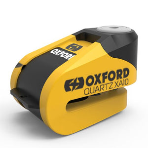 Oxford Quartz XA10 Alarm Disc Lock - Yellow