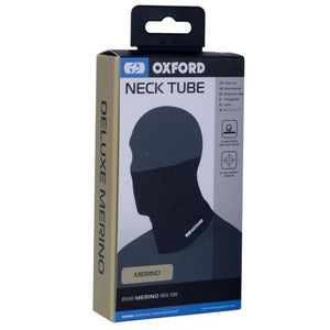 Oxford Merino Deluxe Neck Tube - Black