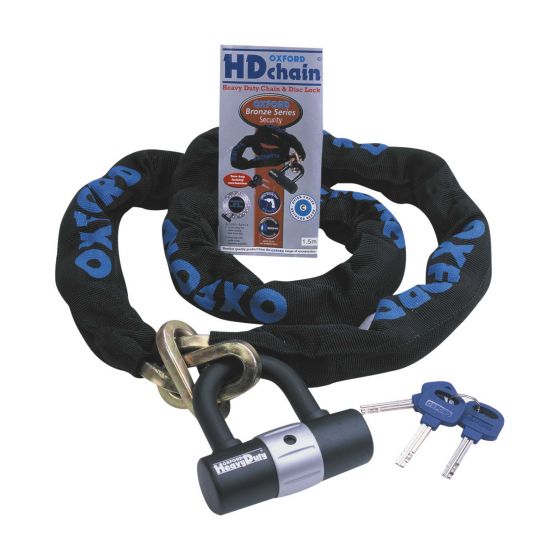 Oxford Heavy Duty Chain Lock - 1.5 Meter x 9.5mm