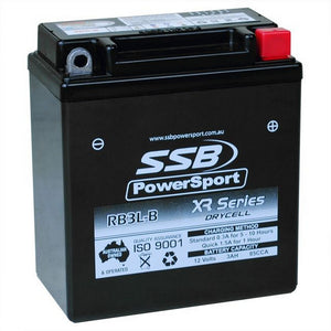 SSB RB3L-B XR Series AGM Motorcycle Battery - YB3L-B