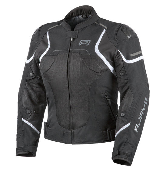 Rjays Pace Airflow Ladies Jacket - Black/White