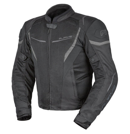 Rjays Swift 3 Mesh Sports Jacket - Black / Grey