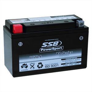 SSB RT7B-4 XR Series AGM Motorcycle Battery - YT7B-4