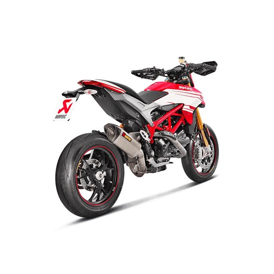 Akrapovic Slip On Titanium Muffler - Ducati Hypermotard/Strada 13-18