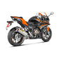 Akrapovic Stainless Steel Slip On Muffler - Honda CBR500