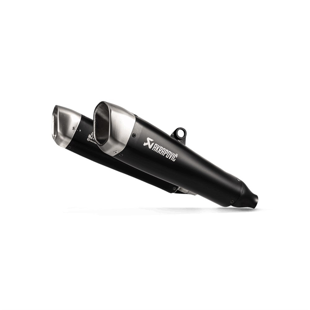 Akrapovic Titanium Black Slip On Muffler - Triumph Speed Twin/Thruxton