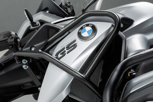 SW Motech Upper Crash Bars - BMW R1200GS LC 12-16 - Black