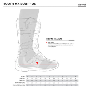 Alpinestars Tech-7S Youth MX Boots Black/Gray