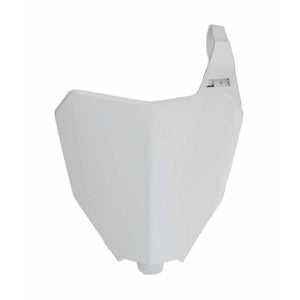 Rtech Front Number Plate - Honda CRF250R 19-21 CRF450R 19-20 RX - White