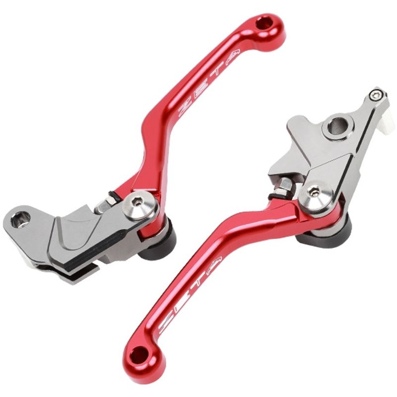 Zeta Pivot Lever Set - Honda CRF450 L RL - Red