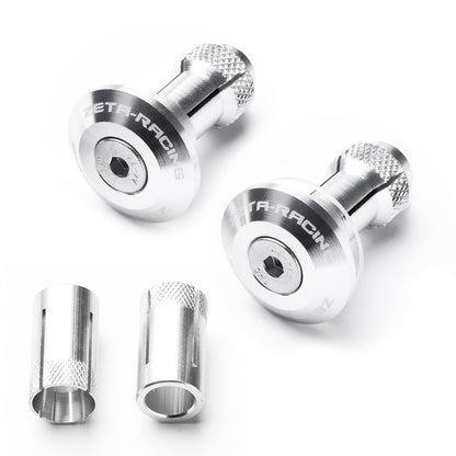 Zeta Bar End Plugs - 29mm - Silver