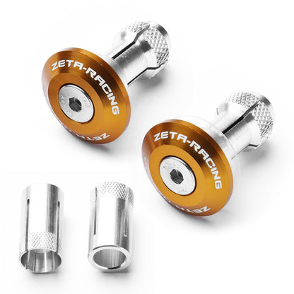 Zeta Bar End Plugs - 29mm - Gold