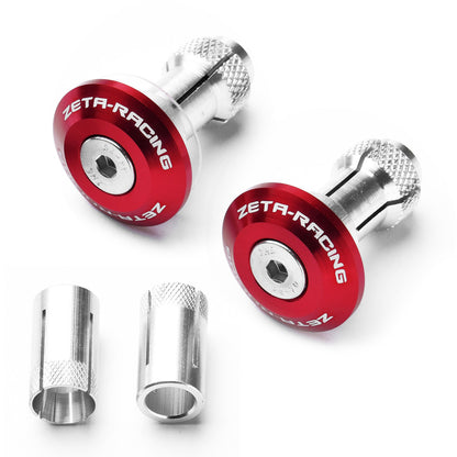 Zeta Bar End Plugs - 29mm - Red