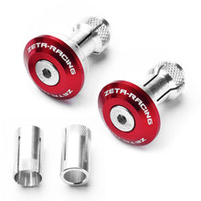 Load image into Gallery viewer, Zeta Bar End Plugs - 29mm - Red