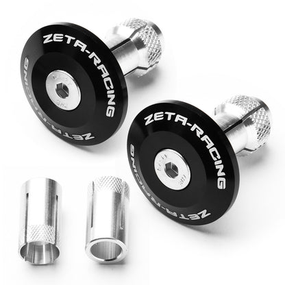 Zeta Bar End Plugs 35mm - Black